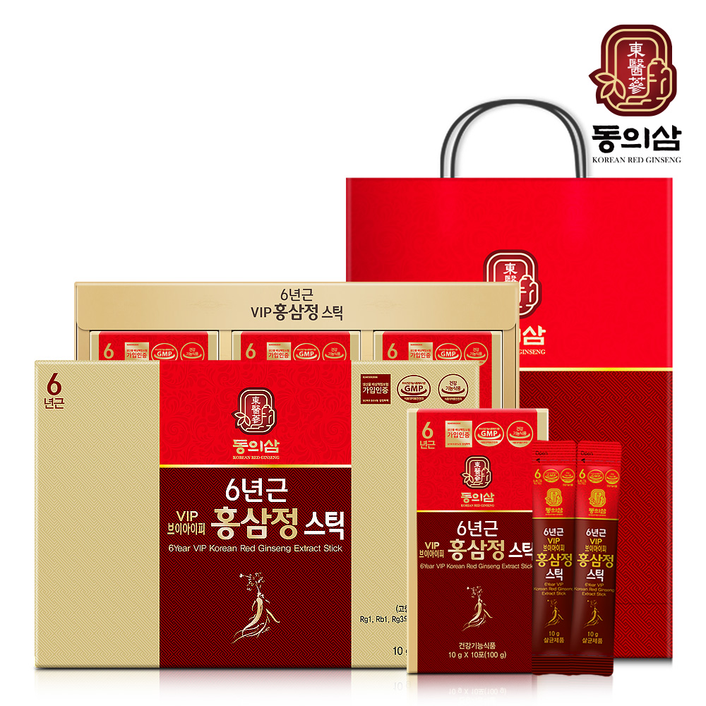 [동의삼] 6년근 VIP 홍삼정스틱 10g x 30포