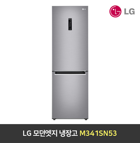 LG 모던 엣지 냉장고 339L M341SN53 샤이니 사피아노