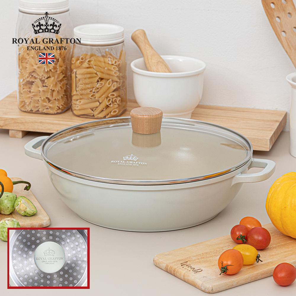 [로얄그래프톤] 코지 IH 통주물 세라믹냄비 전골24 (RG1064)