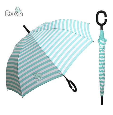 [라온] 62 장우산 - 스트라이프(특허손잡이)