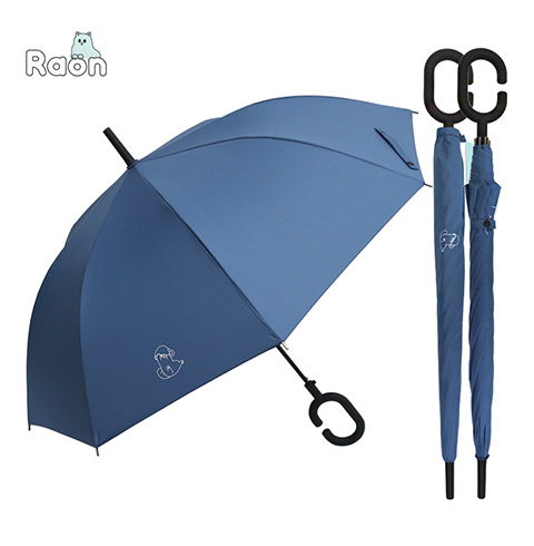 [라온] 62 장우산 - 미드나잇블루(특허손잡이)