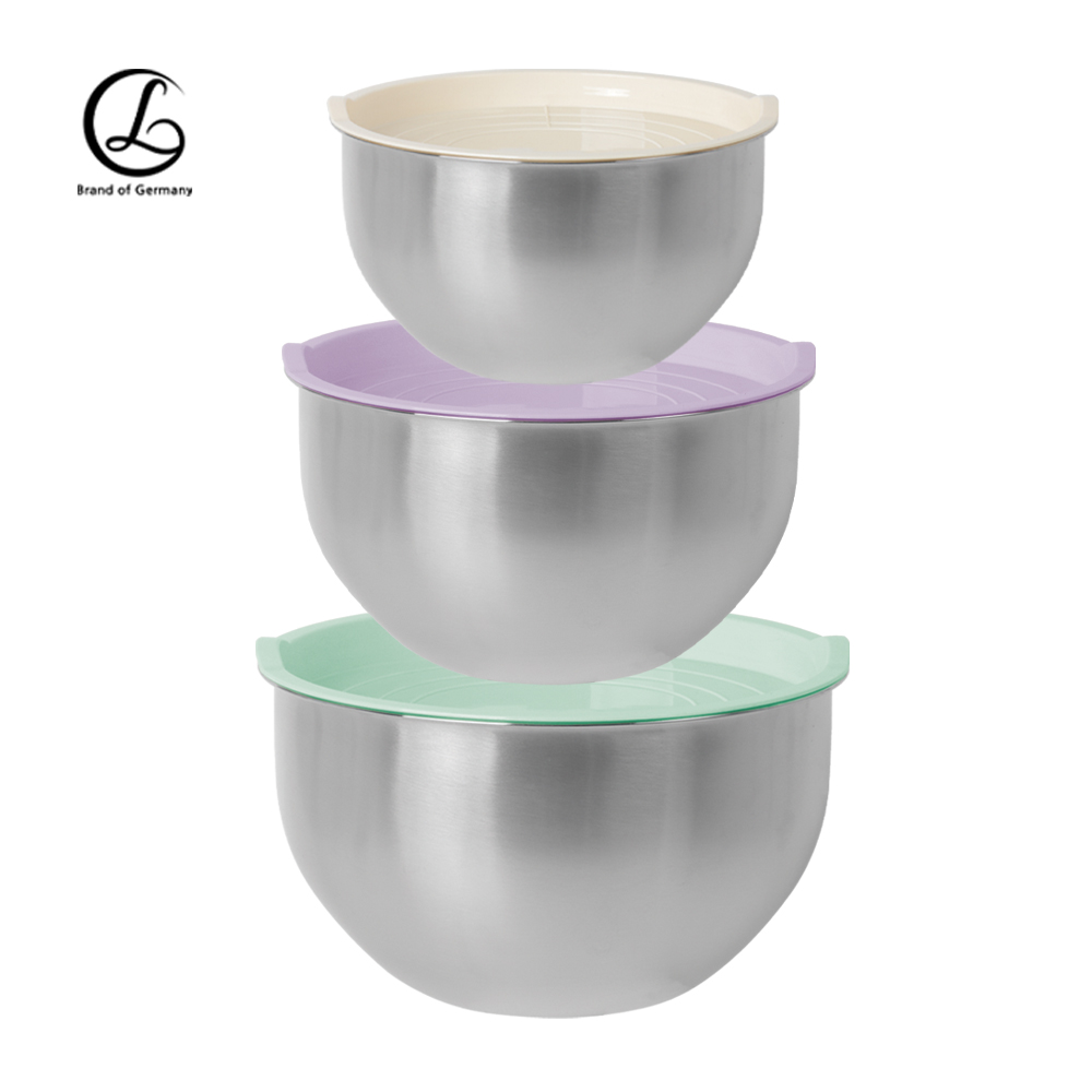 랑펠로 밀폐 뚜껑 믹싱볼 3종