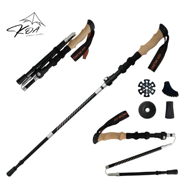 [코아] 어트랙 Z폴딩 초경량 등산스틱 1P KOA-HP1000