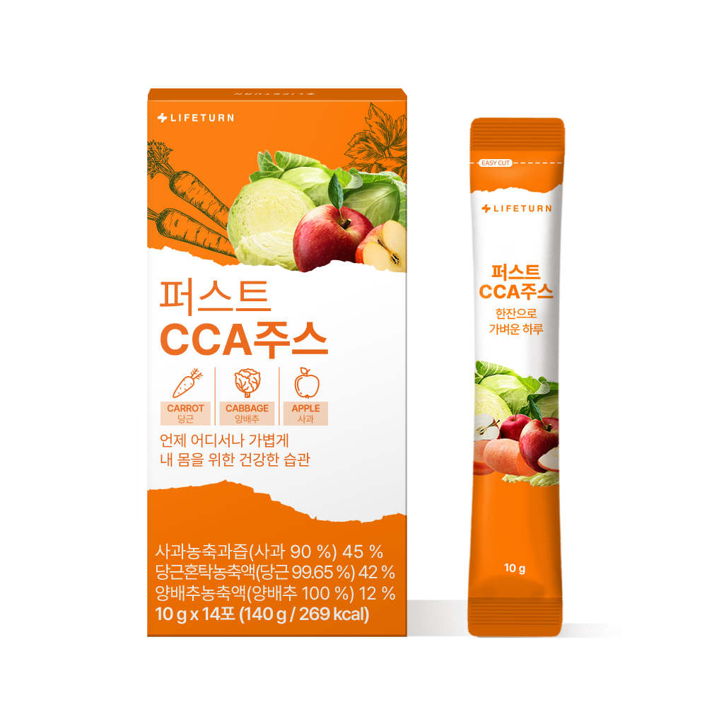 [라이프턴] 퍼스트 CCA주스 (까주스) 140g (10g X 14포)