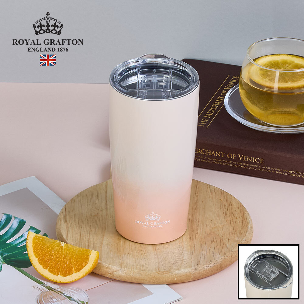 [로얄그래프톤] 보온보냉텀블러(콜드컵) 600-코랄핑크 (RG4065)