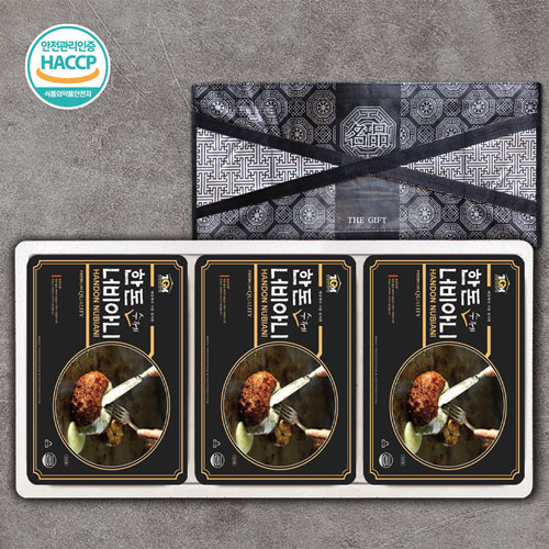 [한돈]本 수제한돈너비아니 3P 1.2kg(400g*3)