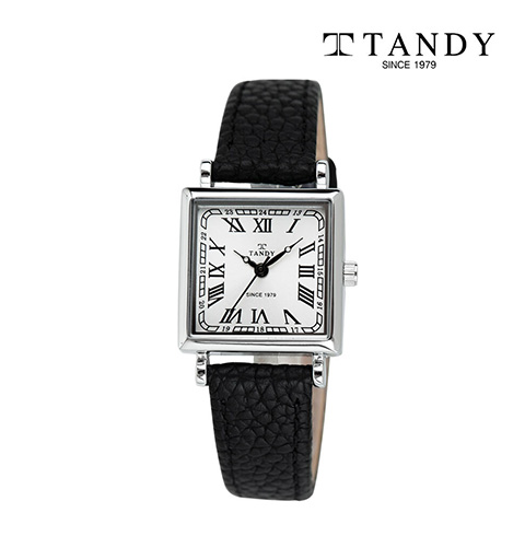 [TANDY] 탠디 모던 스퀘어 여성용 가죽 손목시계 T-1903