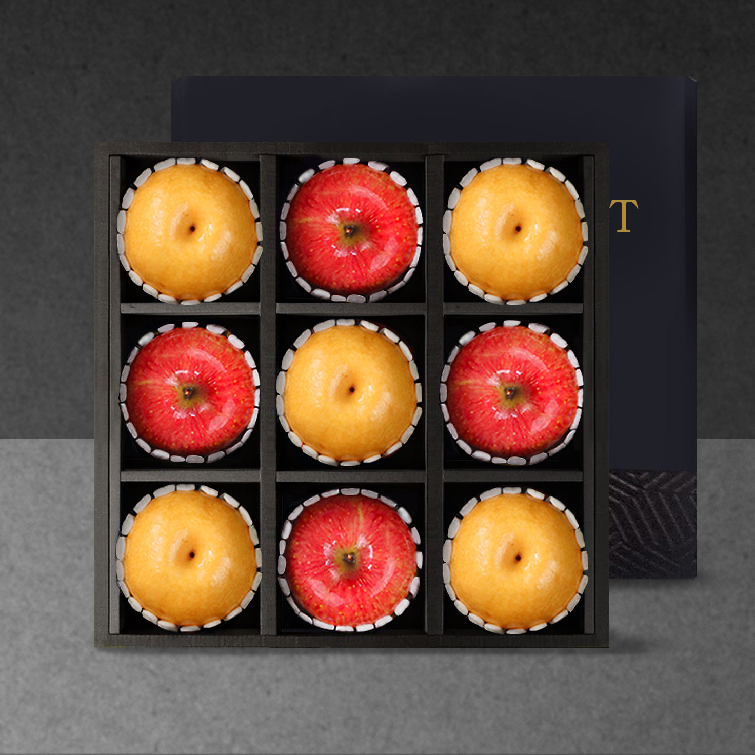 명인예담 명품 과일 혼합 선물세트B (사과4과+배5과) 4kg내외