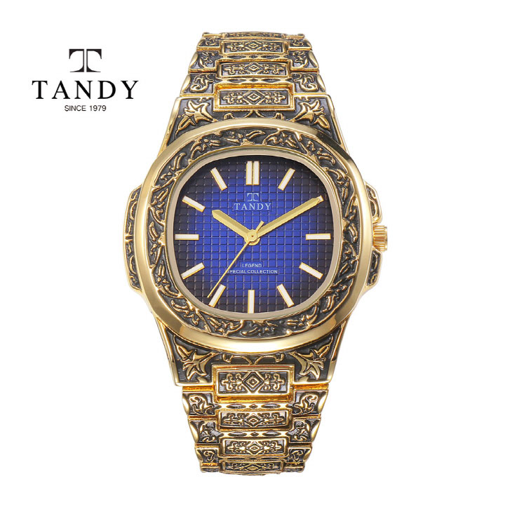 [탠디] 인그레이빙라인 손목시계 T-6295-GOLD