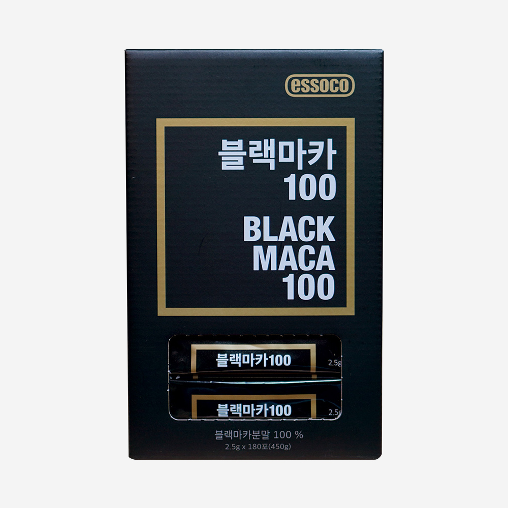 [에소코] 블랙마카 100 180포