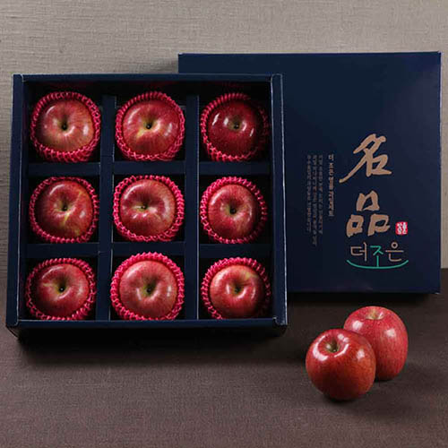 자연지기 실속사과세트 (2.5kg 9과) (보자기)