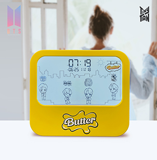 BTS 타이니탄 버터 탁상시계