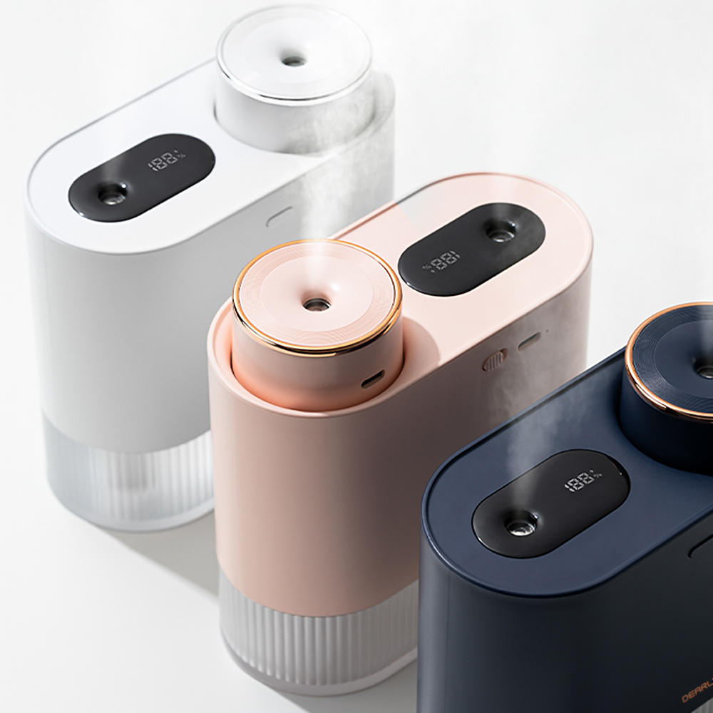 [한일전기] 디어린 USB충전겸용 2in1 미니 가습기 WT-H44 (화이트/네이비/핑크, 택1)